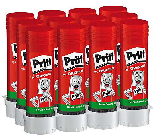 Pritt 22 gm Solid Washable Non Toxic Stick Glue pack of 36