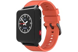 Kobmand Bracelet Compatible avec Anio 5 Smartwatch,Bracelet de Montre en Silicone Souple de 20 mm pour Enfants - Remplacement du Bracelet de la SmartWatch