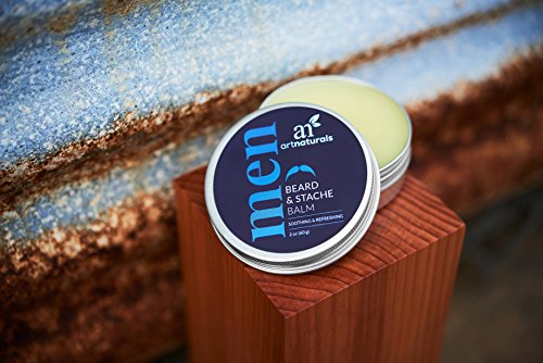 ArtNaturals Bartwachs und Schnurrbart Balsam Pomade – 60g – Leave-In Conditioner & Wichse – Pflege, Stil, Halt und Form – mit Arganöl, Mango-Butter, Jojoba-Öl und Bienenwachs - 5