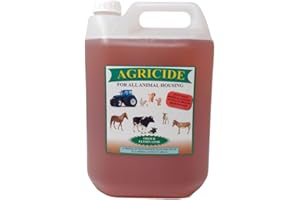 Amaze-uk Kennel Disinfectant - Strong Odour Remover, Deodoriser - Agricide 5 Litres - 6 Scent Choices (Baby Powder)