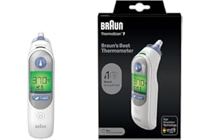 Braun ThermoScan 7 Ear thermometer - Age Precision Technology - Colour-coded Digital Display - Baby and Infant Friendly - #1 Brand among doctors(1)