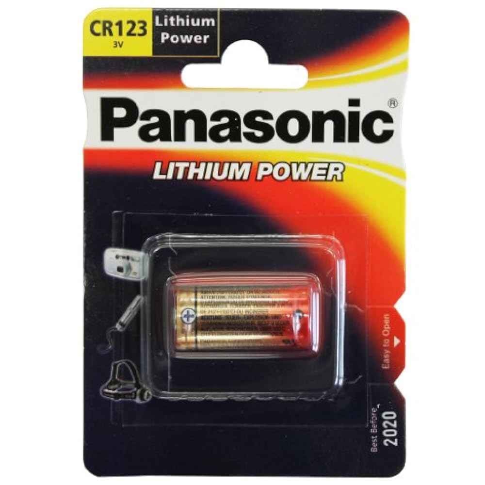 Lithium powered. Cr123a power one. lithium power.