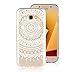 Produktbild Samsung Galaxy A5 2017 Hülle, Ontseev [Weiß Mandala Muster Design] Stoßfest TPU + PC Hybrid Schutzhülle Durchsichtig Anti-Kratzer Handyhülle Slim Crystal Backcover Case für Samsung Galaxy A5 2017 SM-A520F