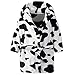 Produktbild iYmitz Children's Baby Printed Flannel Bathrobes Hoodie Towel Soft Clothes Pajamas Night Gown(Weiß,140