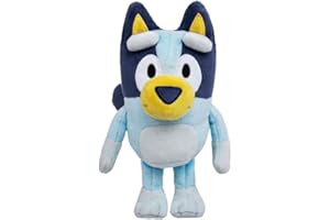 Pobusolt Bluey Soft Stuffed Toy Plush Toy 20cm/8" Tall Soft Plush Blue Dog for Kids Ages 3-8 Years