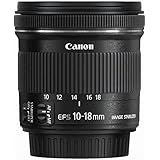 Canon Obiettivo Ultragrandangolare con Zoom, EF-S 10-18 mm f/4.5-5.6 IS STM, Nero/Antracite