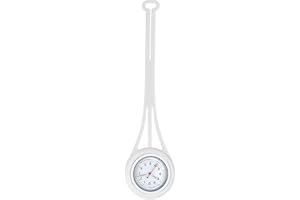 Silverora Montre à Gousset Infirmière en Silicone Infirmière Montre Broche Calcul d'impulsion avec Trotteuse pour Les Médecins et Infirmières - De Multiples Façons de Porter