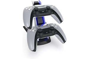 GENERIC Station d'accueil de chargeur de manette pour PS5, station d'accueil de charge double manette de jeu pour Sony Playstation 5