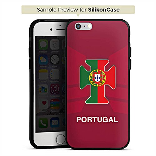 Samsung Galaxy J7 (2016) Hülle Silikon Case Schutz Cover Portugal EM Trikot Fußball Europameisterschaft