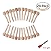 Produktbild 24 Mini Honig Dipper, 7,6 cm Holz Sticks Kaffee Milch Tee Rührhölzer für Honig Jar Pot verzichten Drizzle Honig