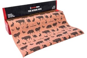 Kamado SUMO Pink Butcher Paper Rouleau - 30m x 45cm - BBQ Papier Kraft Papier Boucher