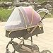 Produktbild Queta Erhöhen die Baby Auto Full Verschlüsselung Insekten Moskitonetz Baby Kinderwagen Moskitonetz Rattan Baby Carriage Mosquito Net (Yellow Side)
