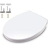 Tavoletta WC Universale Standard - Colore Blu, Plastica, Con Cerniere E Fissaggio Dal Basso - Foto 11