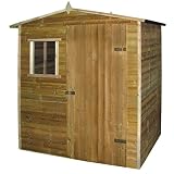 【Características】Dimensiones totales: 200 x 150 x 210 cm (longitud x anchura x altura); Altura de la pared: 190 cm; Grosor de la pared: 12 mm; Dimensiones de la ventana: 40 x 40 cm (anchura x altura)