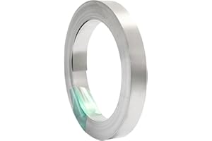 AOMHREK Taśma niklowa, czysty nikiel do baterii 18650 spawanie punktowe, 0,15 x 8 mm taśma nikielowa, akcesoria do spawania taśm niklowych, 10 m