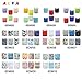 Alva Baby 6pcs Pack Pocket Washable Adjustable Cloth Diapers Nappies + 12 Inserts (Boy Color) 6BM99