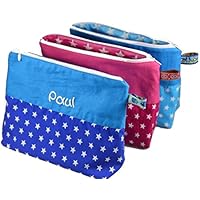 Kulturbeutel Sterne mit Namen Waschtasche Kinder Schminktäschchen Kruschbeutel Sterne-Beutel, Waschtasche Kinder, Geschenk personalisiert, kleine Geschenke