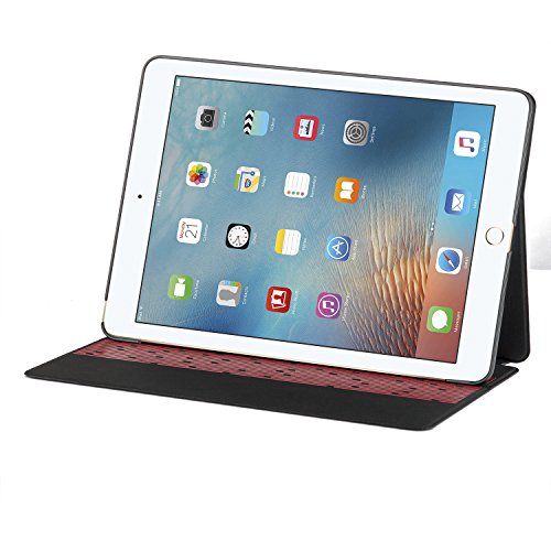 Huawei MediaPad T3 8.0 hülle, IVSO hochwertiges PU Leder Etui hülle Tasche Case – mit Standfunktion, super 360° Anti-Wrestling, ist für Huawei MediaPad T3 8.0 Tablet-PC perfekt geeignet (Schwarz) - 5
