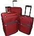Produktbild D&N - Travel Line 9300 - Trolley-Koffer-Set, 3-teilig, Extra Leicht, Dehnfalte, Farbe: Rot-Grau, 2 Jahre Garantie