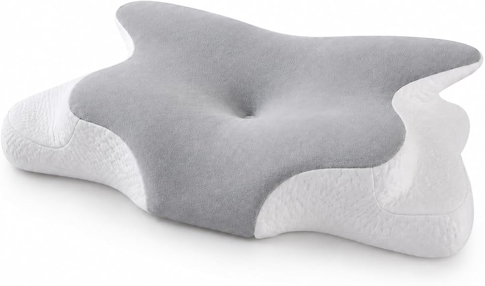 Visco Planet Ortopedik Visco Boyun Yastığı Memory Foam 62x42x13/10 cm | Çift yükseklikli 13/10 cm tasarımı, farklı uyku pozisyonlarına göre tercih ettiğiniz desteği seçmenizi sağlar.