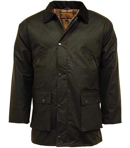 Game Veste Classique Cire Rembourré JusquÀ 5XL Brown Dès 68