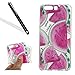 Produktbild Huawei P10 Plus Hülle,Huawei P10 Plus HandyHülle,Leeook Kratzfeste Scratch-Resistant Hülle TPU Case Schutzhülle Silikon Crystal Kirstall Clear Case Durchsichtig Kreative Wassermelone Malerei Muster Transparent Weichem Silikon Schutzhülle Handy Gürtel Tasche Schutzhülle Hülle Case Cover Abdeckung Etui TPU Bumper Schale für Huawei P10 Plus + 1 x Schwarz Eingabestift-Wassermelone