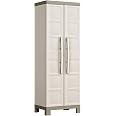 Armoire De Rangement Keter Gulliver - 80x44x182 Cm - Résine, Étagères Réglables - Pour Garage, Cuisine, Extérieur
