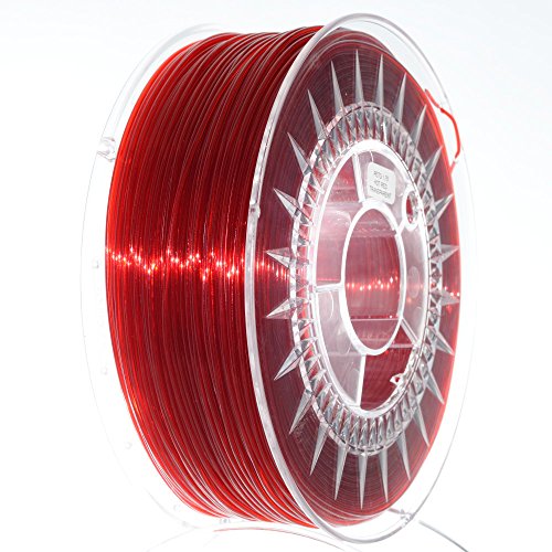 NuNus PETG Filament 1KG - 1,75mm oder 3,00mm Stärke Polyethylenterephthalat (kurz PET-G) *Premium Qualität in verschiedenen Farben,geeignet für 3D Drucker,3D Pen, MakerGear Ultimaker uvm