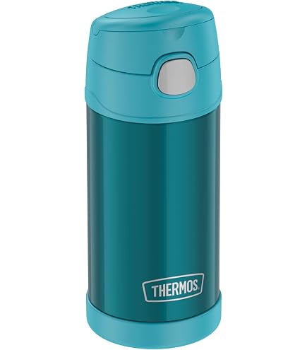 Gourde Isotherme Phosphorescente Pour Enfant 480 Ml - Acier Inox 304, Paille Intégrée - Garde Le Froid 10h, Le Chaud 8h - Sans BPA