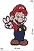 Produktbild Patch - Super Mario - Victory - Nintendo Patch - Movie Game Patch - Cartoon - Comic - Patches - Aufnäher Embleme Bügelbild Aufbügler - Costume