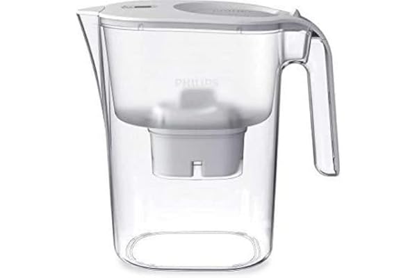 PHILIPS Carafe filtrante Micro X-Clean - AWP2936WHT/10-3.0L Blanche + 1 filtre - Filtre le Chlore, calcaire, métaux lourds et microplastiques