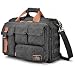 Produktbild LOKASS 15,6 Zoll Laptoptasche Taktische Notebooktasche Militärische Aktentasche Business Segeltuch Umhängetasche große Kapazität Dienstreise Schultertasche für Laptop/Notebook / MacBook (Schwarz)