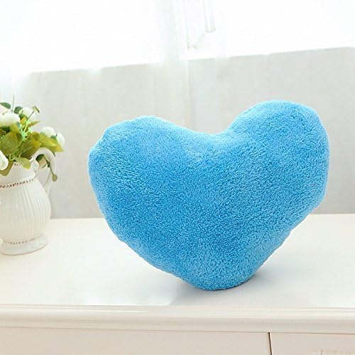 Lyuboov Cute Plush Pillow,Soft Sweet Love Heart Shape Fluffy Throw Pillows
