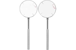 Artibetter Strumenti Ottici Per Diottrie Set Di 2 Pezzi Di Lenti Cilindriche Incrociate in Rame E Vetro Per Optometria Dimensioni 10.8 X 3.8 X 0.4 Cm