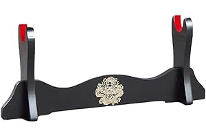 Z-fiber Supporto per Spada Supporto per Katana Imbottito in Velluto Giapponese Supporto per espositore per Samurai all Sword,1 Tier