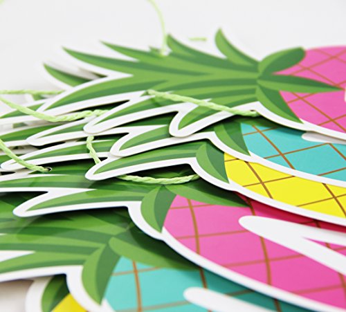 Ananas Girlande SUMMER Buchstaben Banner Sommerparty Dekoration von SUNBEAUTY - 5