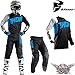 Produktbild MOTOCROSS COMBO JERSEY SHIRT HOSE SCHWARZ BLAU THOR PULSE OFFROAD CROSS QUAD ATV MX SX (Jersey Gr. L + Hose Gr. 34)