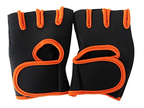 Preisvergleich Produktbild FERFERFERWON Arbeiten Radfahren Handschuhe Atmungsaktive Rutschfeste Fitness Handschuh Sport Klettern Halbe Fingerhandschuhe für Männer Frauen (L) für Gartenarbeit