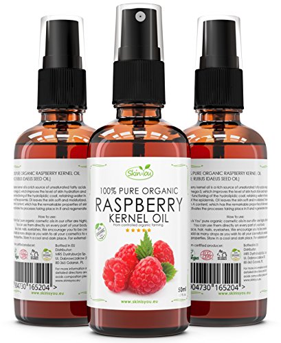 100% Pure & Organic Raspberry Oil for Skin Body and Hair use, 50ml