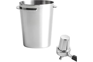 AILELAN Dosing Cup 54mm, Coffee Portafilter Dosing Cup Acero Inoxidable se Adapta al Portafiltro Barista de 54mm, Espresso Accesorios para Máquinas de Café Espresso Para Barista, Hogar, Cafetería