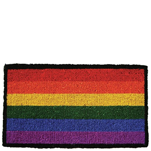 LAROOM 11906 Fußmatte Regenbogen, mehrfarbig