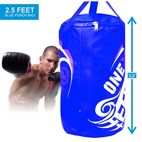 Onex Punching Bag Vinyle Leather 76 cm HEAVY FILLED MMA Boxing Punching  Gloves Muay Thai Kickboxing Training