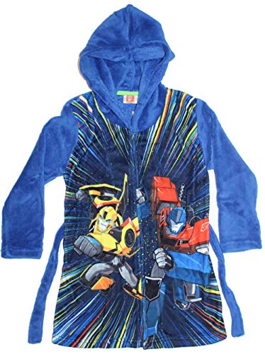 Preisvergleich Produktbild Transformers Jungen Bademantel mit Kapuze (Blau, 104)