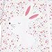 Bluezoo Kids Babies White Floral Bunny Sleepsuit 0-3 Months
