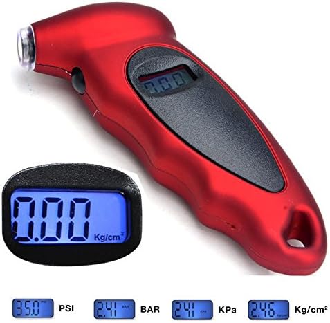 SYS High Accuracy Digital LCD Display Auto Car Tire Pressure Gauge Motor Tyre Air Pressure meter Bike Tester