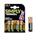 Produktbild Duracell Simply AA Alkaline, BL.4 Stück Stück - 20