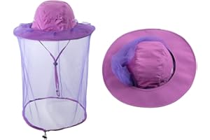 HunterBee Mosquito Netting Hat Fishing Veil Beekeeper Cap Bee Net Beekeeping Hood