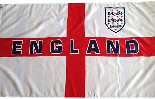 England St George's Three Lions Flag 3"x5"