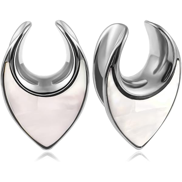 Flesh Tunnel Dilatatore Orecchio Double Flared Hollow Accessorio