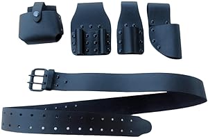 BBI LTD Scaffold Leather ToolSet Belt 5 IN 1, BBI Top Quality Sale Double+ Single Spanner, Level Tape Holder